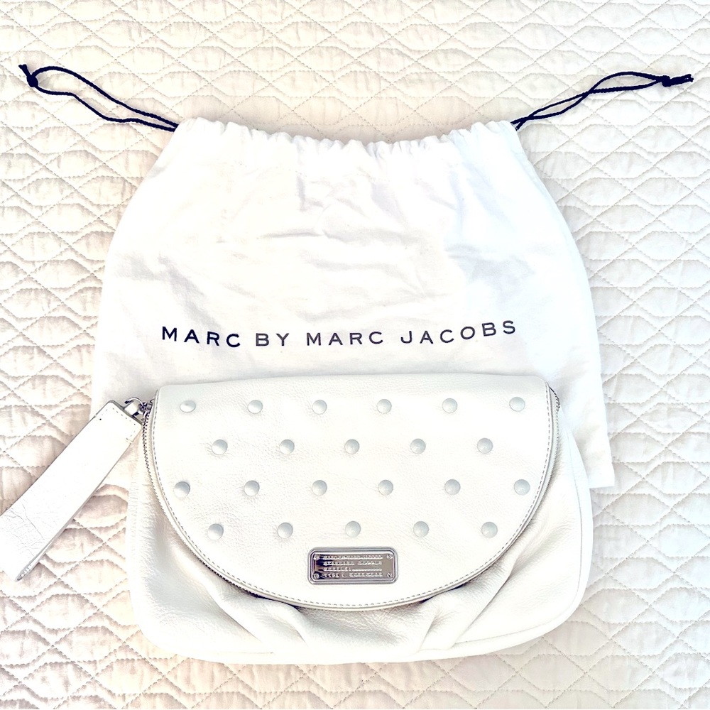 Marc Jacobs studded fold over clutch